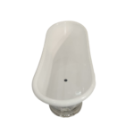 "Doris" Bathtub: Classic Elegance in Mirror Sheen and Enamel - Image 3